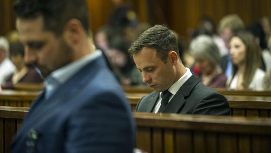 Oscar Pistorius à l'audience le 17 octobre 20147 au tribunal à Pretoria