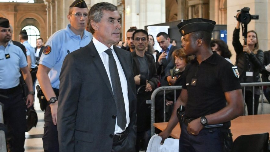 Jérôme Cahuzac à son arrivée au palais de justice le 5 septembre 2016 à Paris