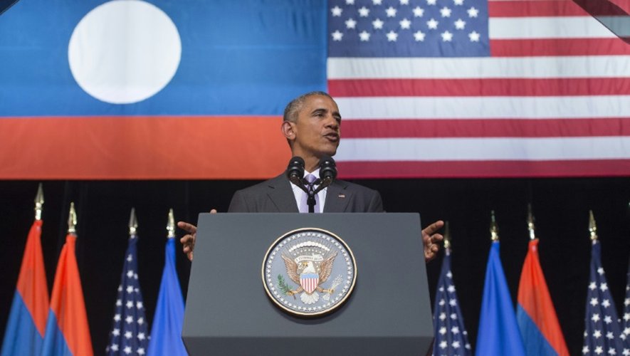 Le président Barack Obama à Vientiane le 6 septembre 2016
