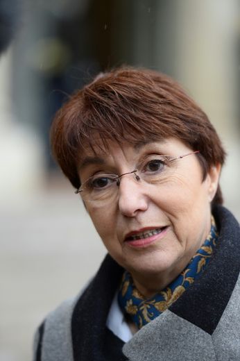 La maire de Chanteloup-les-Vignes Catherine Arenou le 29 janvier 2015 à Paris