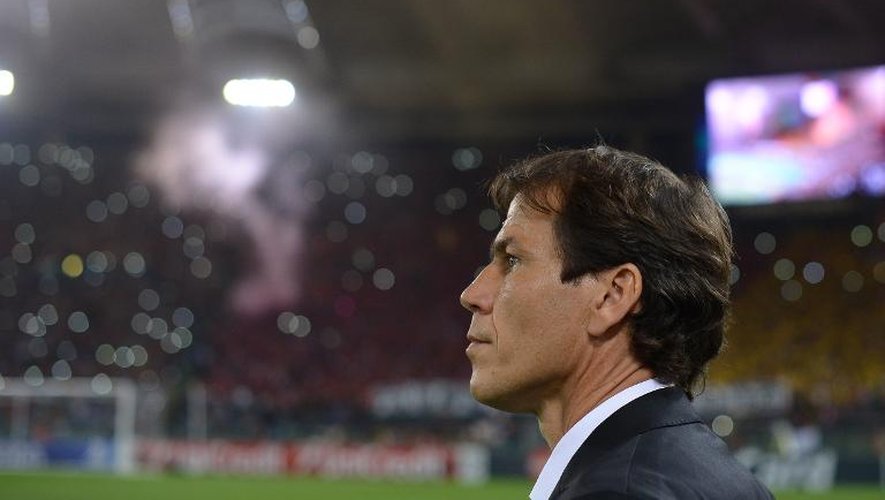 L'entraîneur de la Roma Rudi Garcia lors du match contre le Bayern Munich, le 21 octobre 2014 à Rome