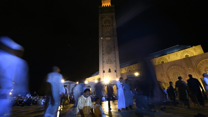 La mosquée Hassan II à Casablanca le 24 juillet 2014