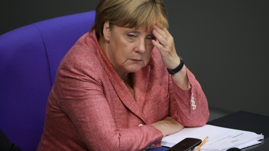 Angela Merkel le 6 septembre 2016 à Berlin