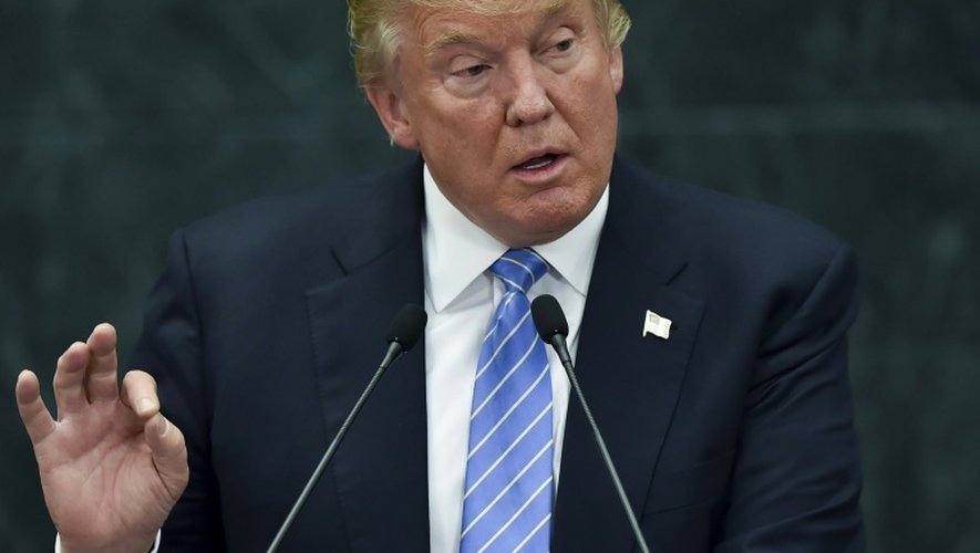 Le candidat républicain à la présidentielle Donald Trump à Mexico, le 31 août 2016