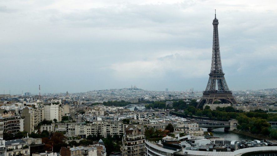 Une vue de Paris, le 17 septembre 2015