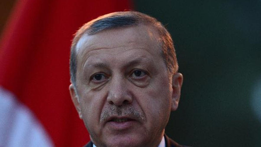 Le président turc Recep Tayyip Erdogan à Kaboul (Afghanistan), le 18 octobre 2014
