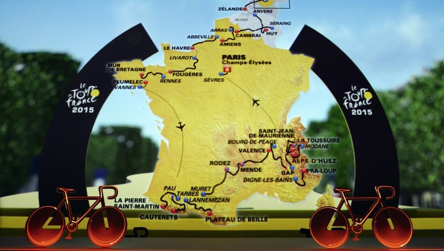 Le Tour 2015 passera à Rodez les 17 et 18 juillet.
