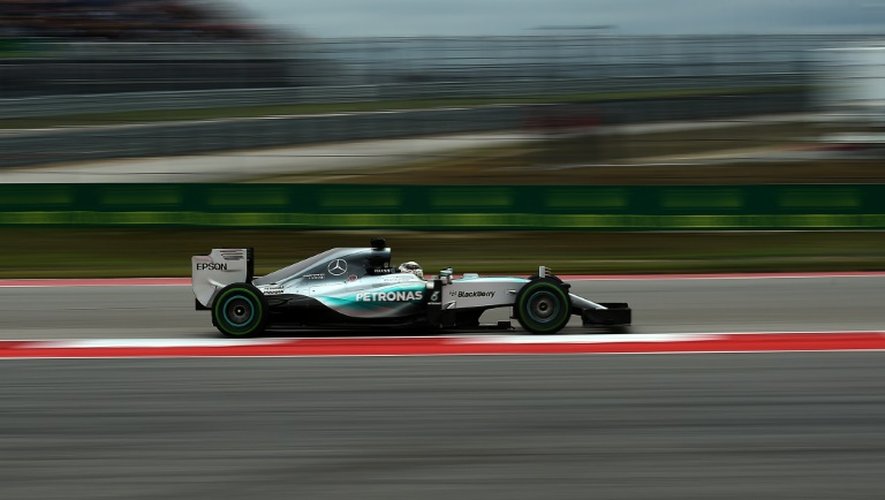 Lewis Hamilton lors du GP de F1 des Etats-Unis, le 25 octobre 2015 à Austin