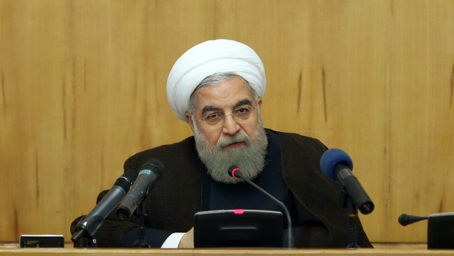 Le président iranien Hassan Rohani, le 7 septembre 2016, lors d'une réunion ministérielle à Téhéran