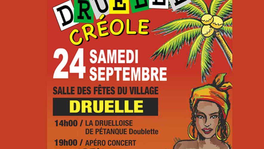 Soirée Concert/repas : "DRUELLEMENT CREOLE"