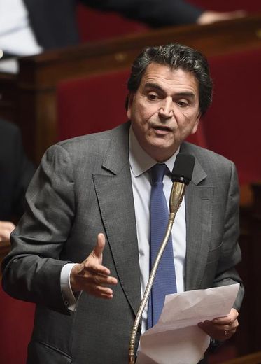 Le député UMP Pierre Lellouche à l'Assemblée nationale à Paris, le 22 octobre 2014