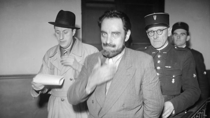 Photo prise en novembre 1946 lors de l'arrestation du docteur Marcel Petiot (c)