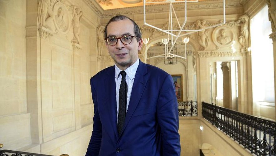 Le directeur Laurent Le Bon le 18 octobre 2014 au musée Picasso à l'Hôtel Salé, dans le quartier du Marais à Paris