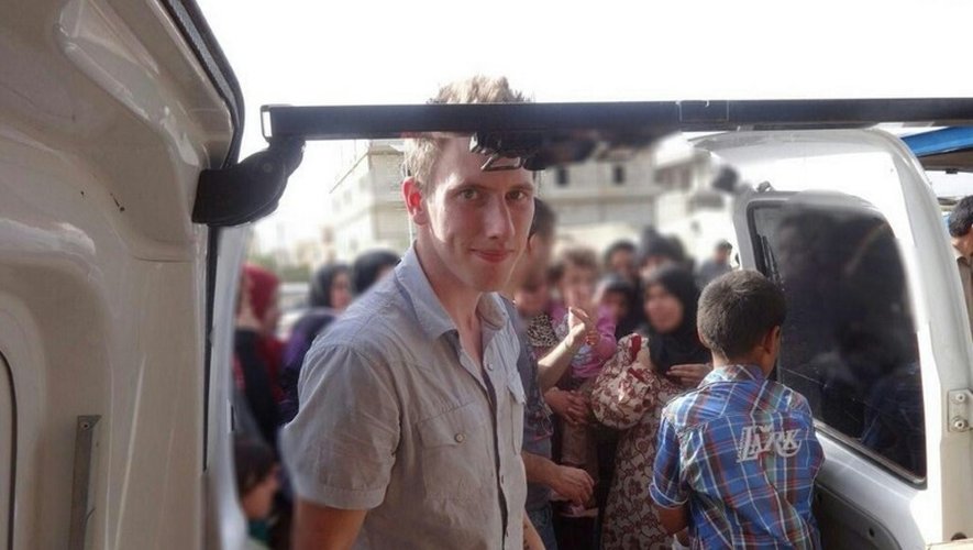 Peter Kassig le 4 octobre 2014 à la frontière syrienne