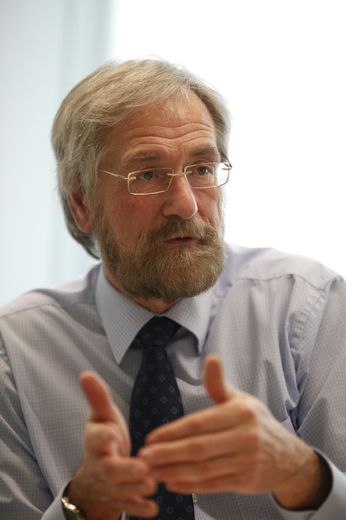 L'économiste en chef de la Banque centrale européenne (BCE), le 15 février 2012 à Francfort