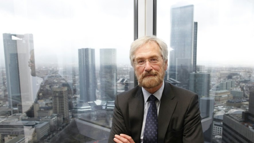 L'économiste en chef de la Banque centrale européenne (BCE), le 15 février 2012 à Francfort