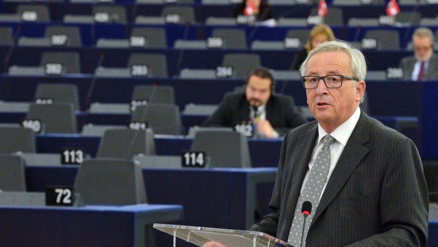Le président de la Commission européenne, Jean-Claude Juncker, le 27 octobre 2015 à Strasbourg