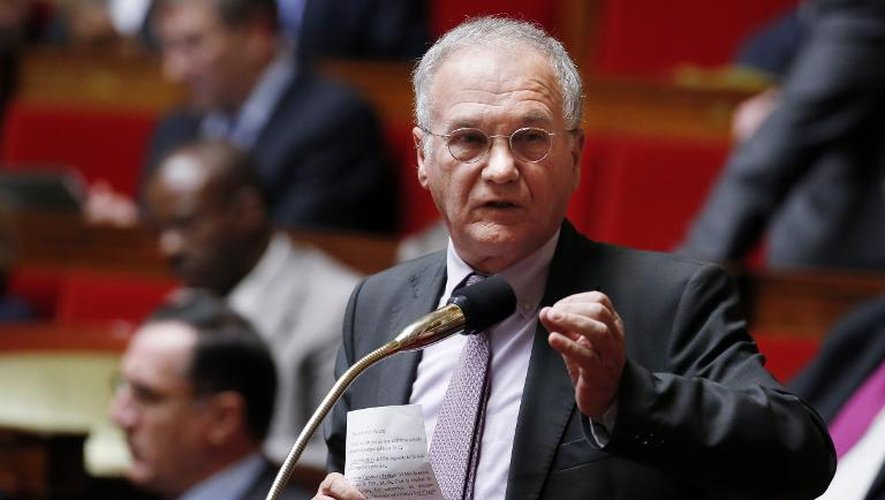 Le président de la commission des Finances de l'Assemblée nationale, Gilles Carrez (UMP), à Paris le 22 janvier 2014