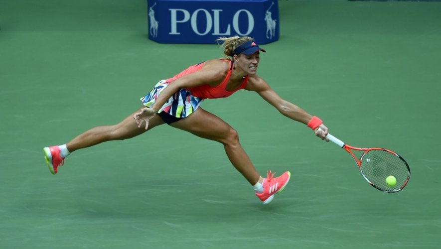 L'Allemande Angelique Kerber lors du match contre la Tchèque Karolina Pliskova durant la finale féminine de l'US Open à New York, le 10 septembre 2016
