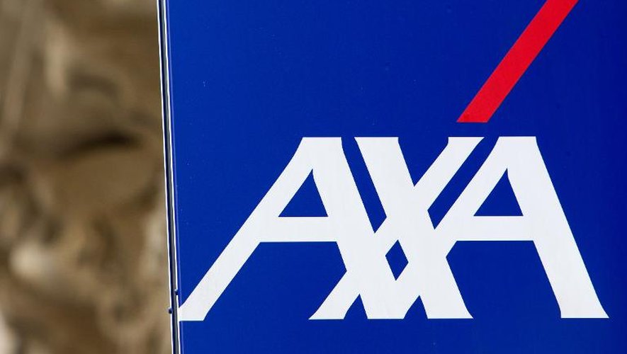 Le logo de la société d'assurances Axa