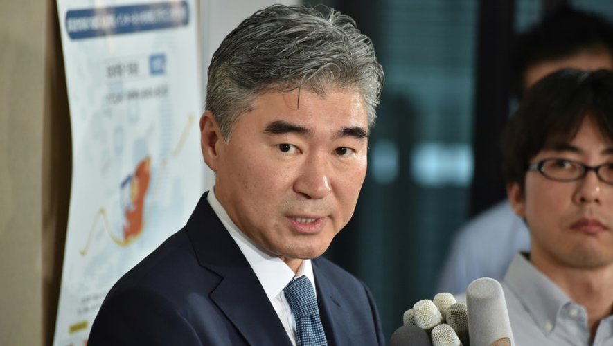Sung Kim, représentant spécial pour la Corée du Nord au sein du Département d'Etat, en visite le 11 septembre 2016 à Tokyo