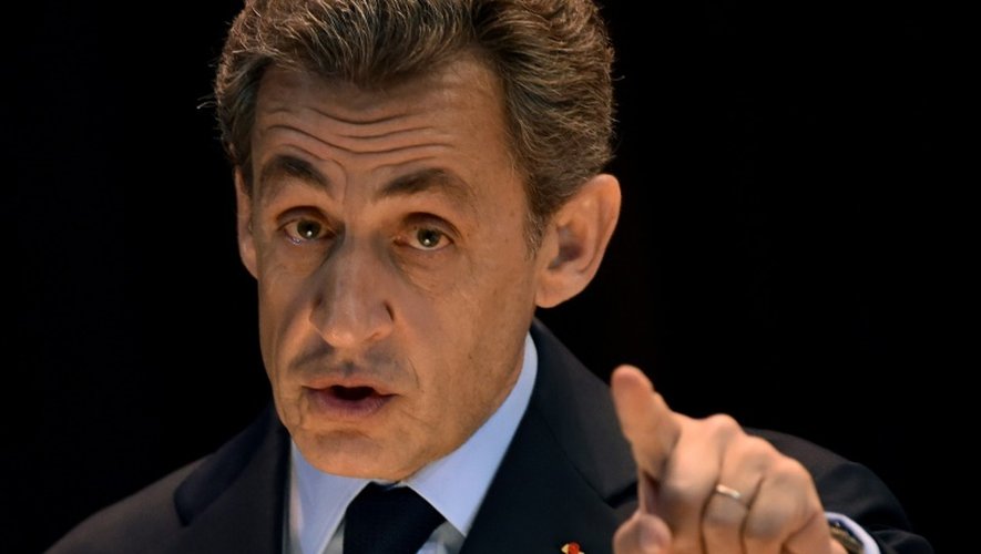L'ex-président Nicolas Sarkozy, le 29 octobre 2015 fait un discours devant les étudiants du MGIMO, le prestigieux institut des relations internationales de Moscou
