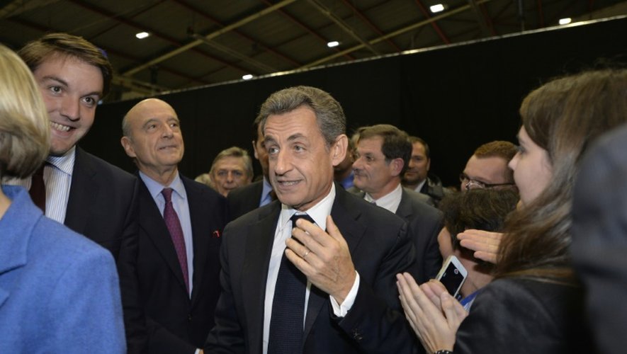 Nicolas Sarkozy en campagne pour les régionales le 14 octobre 2015 à Limoges