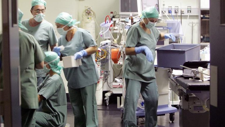 Un bloc opératoire dans un hôpital à Marseille