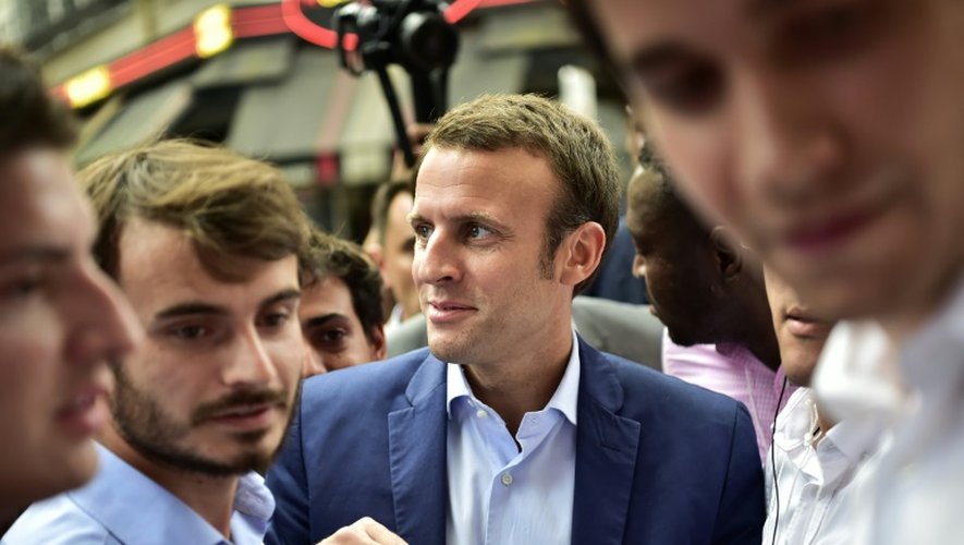 L'ancien ministre de l'Economie Emmanuel Macron le 12 septembre 2016 à Paris