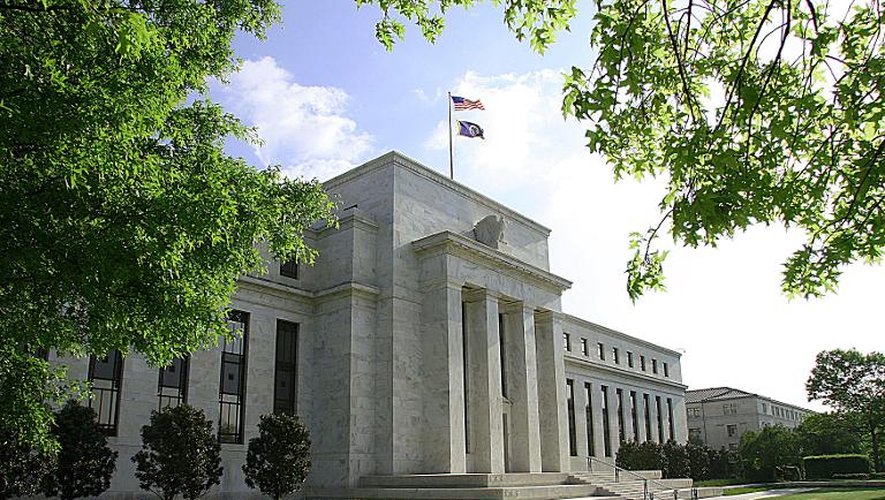 Le bâtiment de la banque centrale des Etats-Unis à Washington