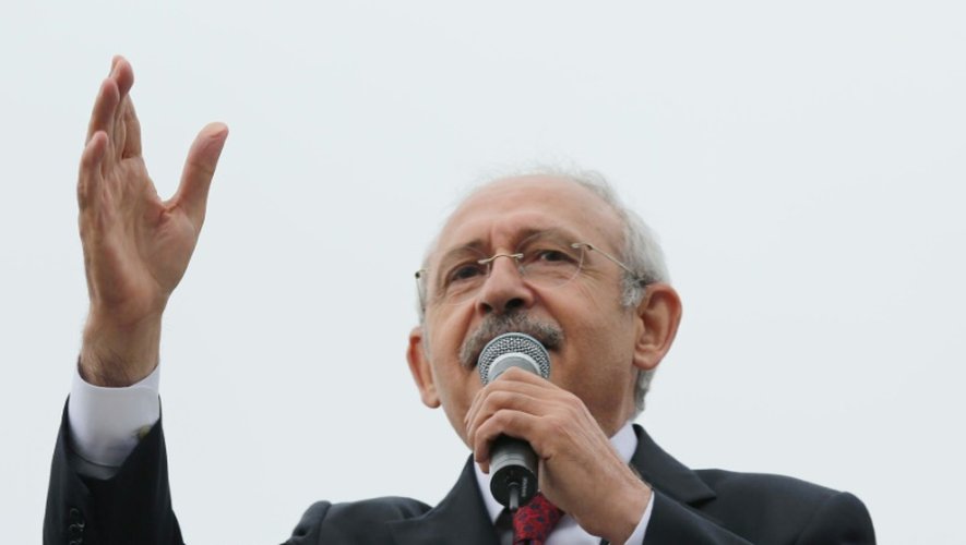 Le leader de l'opposition turque Kemal Kiliçdaroglu à Ankara, le 29 octobre 2015