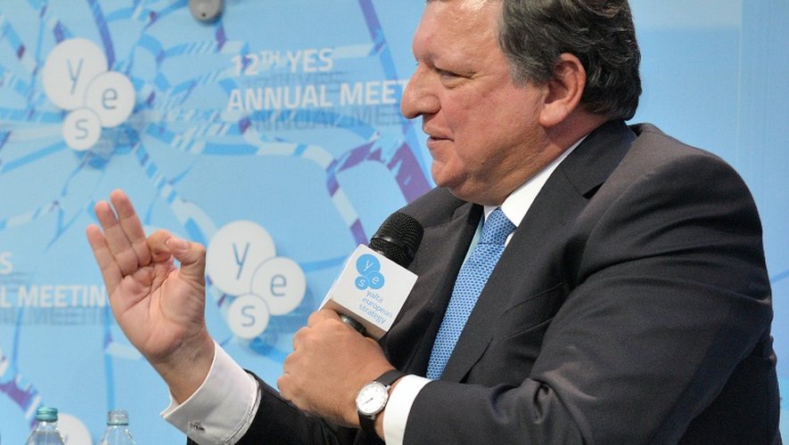 L'ancien président de la Commission européenne Jose Manuel Barroso, le 12 septembre 2016 à Kiev