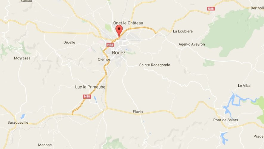 La collision s'est produite sur la voie d'accélération de Saint-Cloud à Rodez.