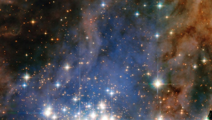 Photo fournie par l'Agence Spatiale européenne montrant une constellation d'étoiles dans la Voie Lactée, le 21 janvier 2016