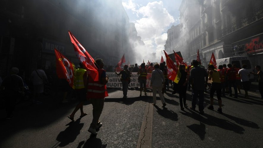 Manifestation à Marseille contre la loi travail le 15 septembre 2016