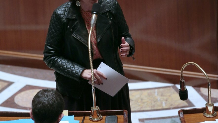 La ministre de la Santé Marisol Touraine, le 21 octobre 2015, à l'Assemblée nationale