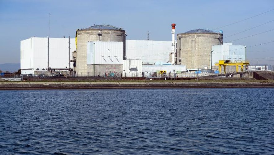 La centrale nucléaire de Fessenheim, la plus vieile de France, le 18 mars 2014