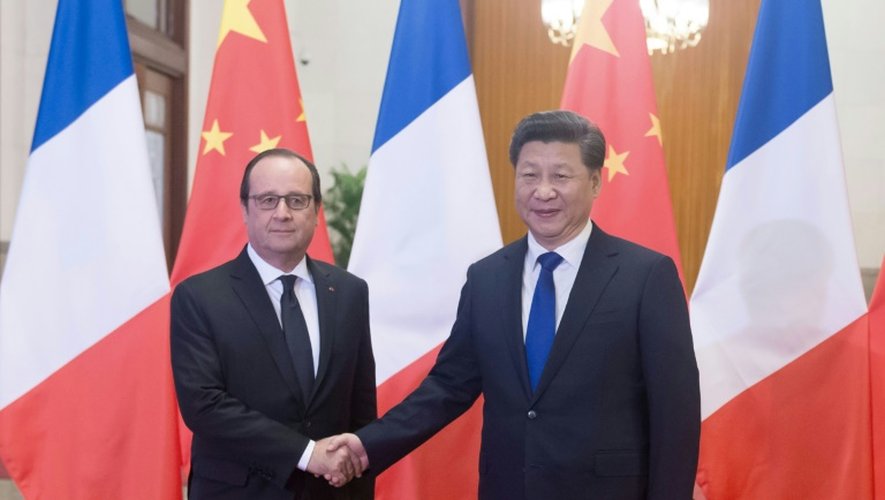 François Hollande et Xi Jinping le 2 novembre 2015 à Pékin