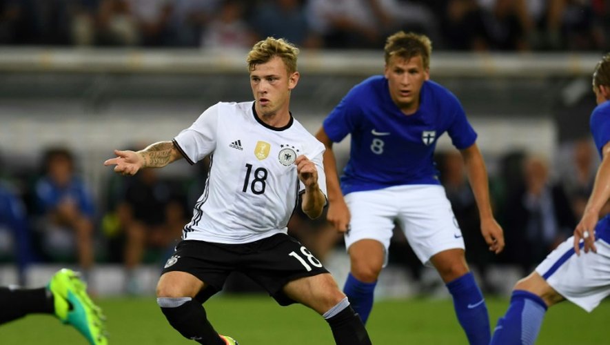 Max Meyer, le 31 août 2016 lors du match Allemagne-Finlande à Mönchengladbach