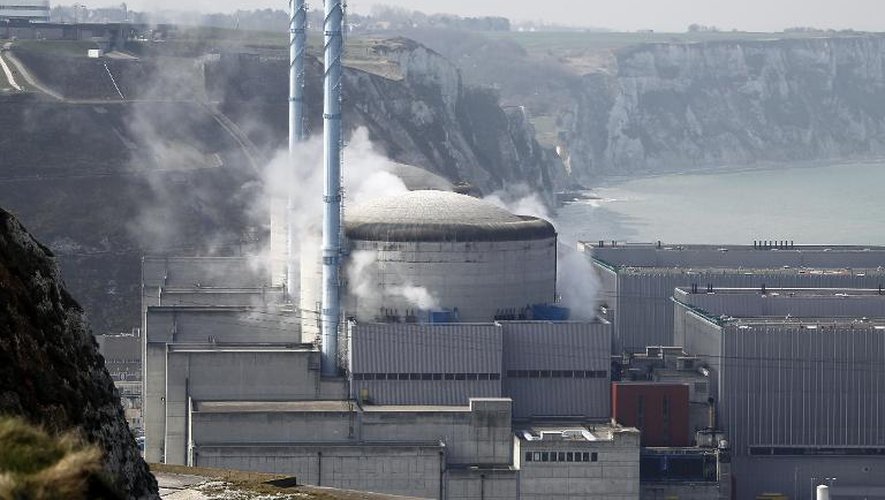 La centrale nucléaire de Penly, en Seine-Maritime, le 6 avril 2012