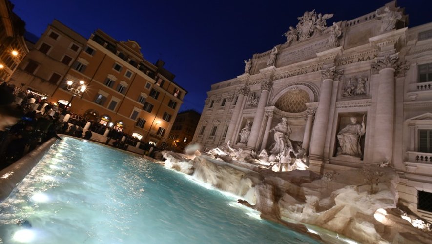 La fontaine de Trevi, le 3 novembre 2015, à Rome
