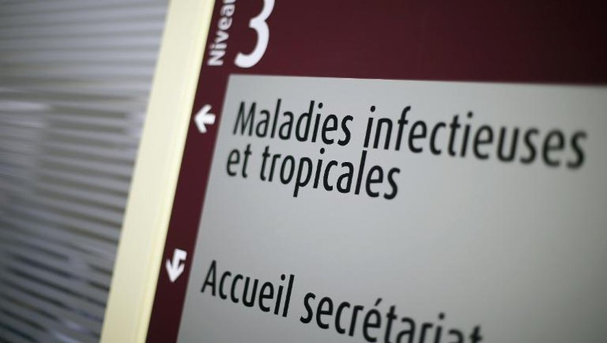 Le centre des maladies infectieuses et tropicales à l'hôpital Bégin, en région parisienne