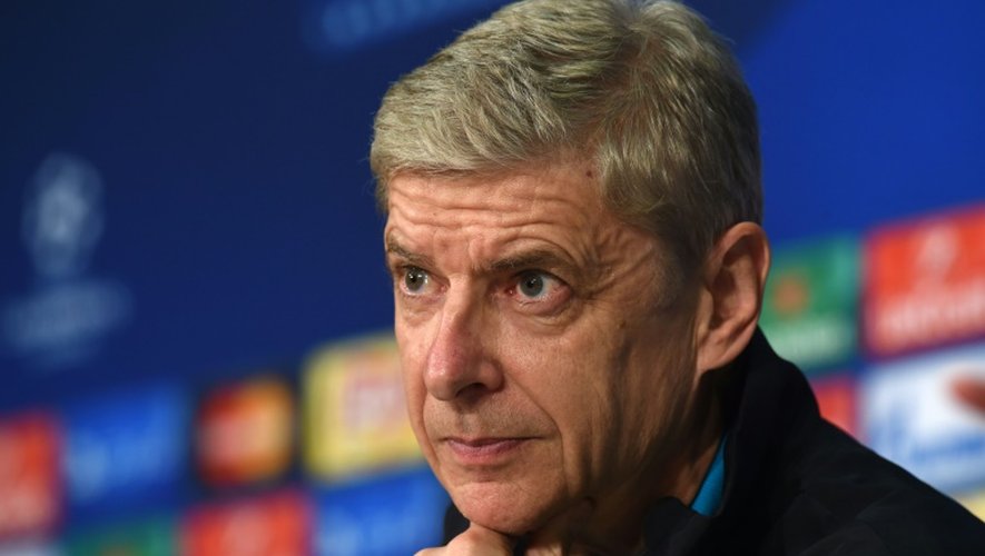 Le manager d'Arsenal Arsène Wenger en conférence de presse à l'Allianz Arena de Munich, le 3 novembre 2015