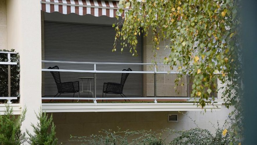 Vue extérieure de l'appartement de fonction de Thierry Lepaon le 29 octobre 2014 à Vincennes