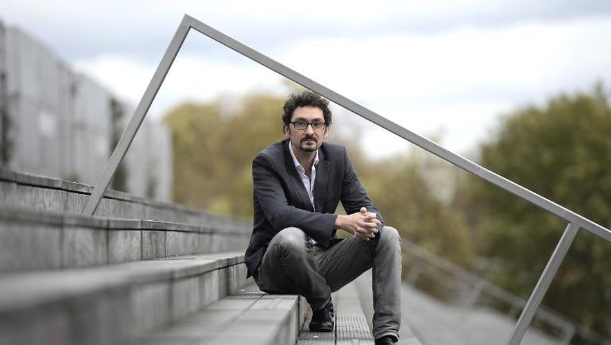 L'écrivain français David Foenkinos, le 3 novembre 2014 à Paris