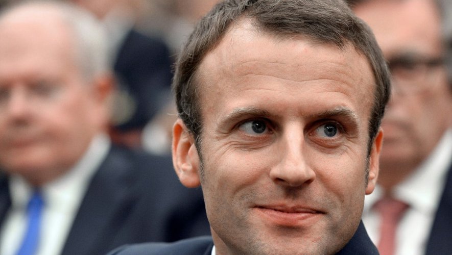 L'ancien ministre de l'Economie Emmanuel Macron à Paris,le 15 septembre 2016