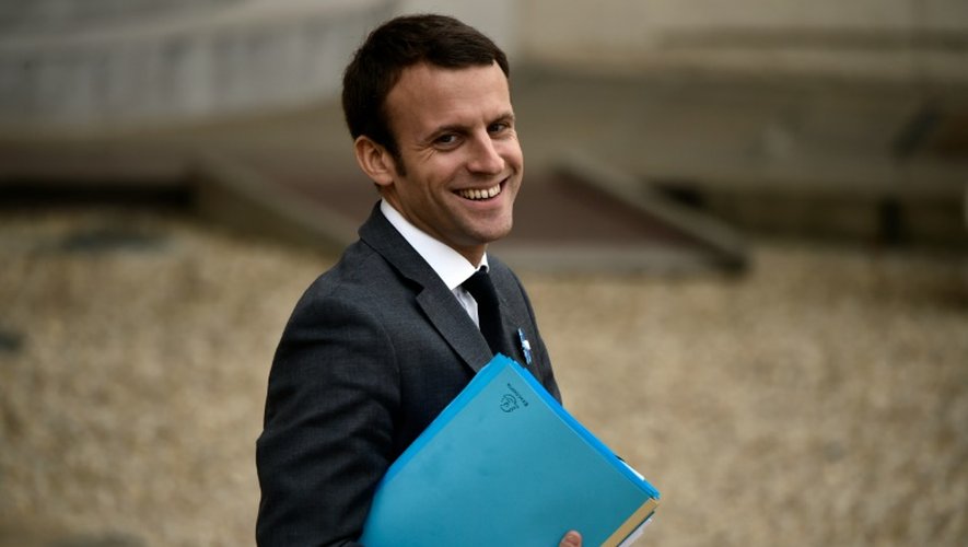 Le ministre de l'Economie et de l'Industrie Emmanuel Macron à Paris le 5 novembre 2015