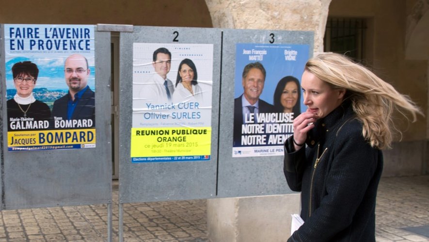 Marion Marechal-Le Pen le 26 mars 2015 à Orange