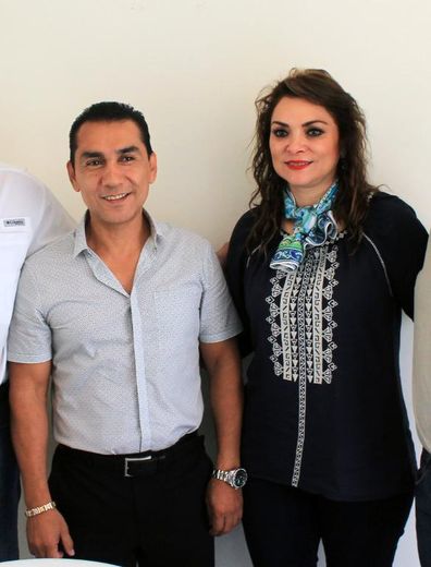 L'ancien maire de Iguala José Luis Abarca et sa femme Maria de Los Angeles Pineda, le 3 juillet 2014