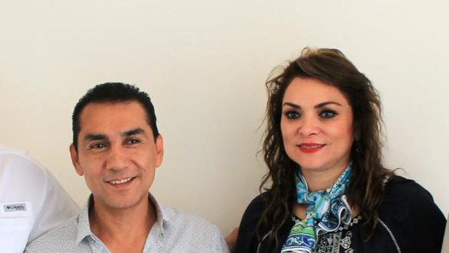 L'ancien maire de Iguala José Luis Abarca et sa femme Maria de Los Angeles Pineda, le 3 juillet 2014